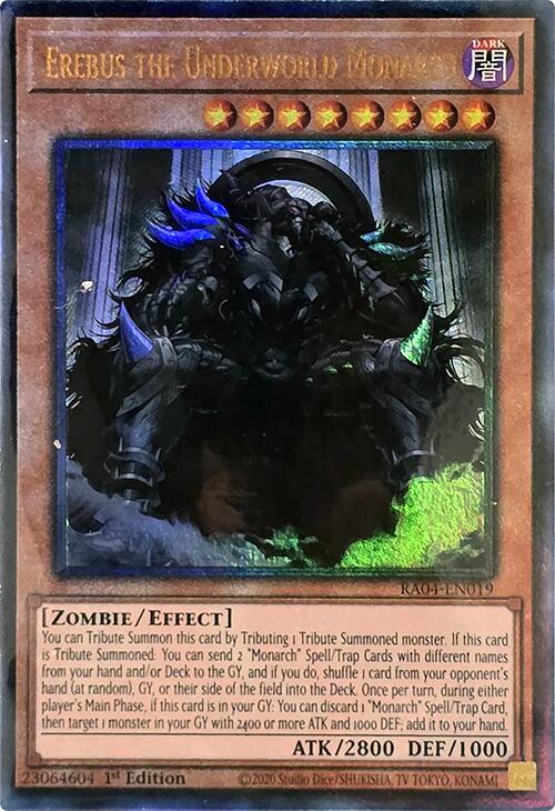 Erebus the Underworld Monarch [RA04-EN019] Prismatic Ultimate Rare | The Time Vault CA