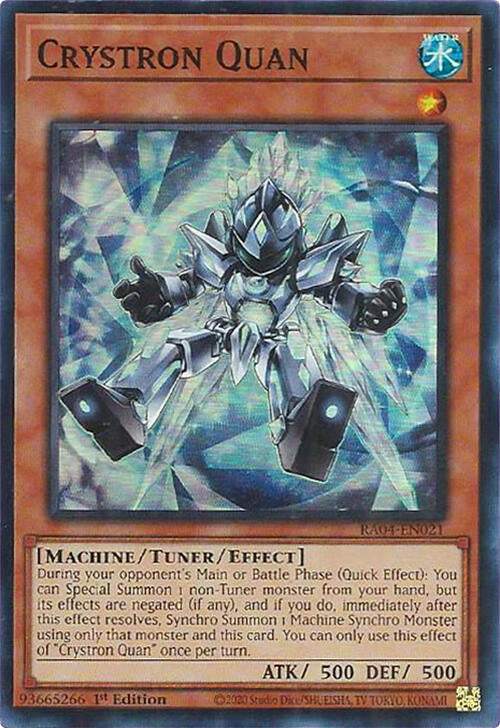 Crystron Quan [RA04-EN021] Super Rare | The Time Vault CA