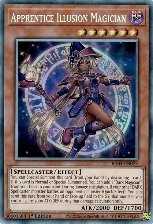 Apprentice Illusion Magician [RA04-EN023] Prismatic Collector's Rare | The Time Vault CA