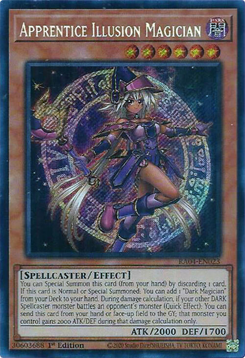 Apprentice Illusion Magician [RA04-EN023] Secret Rare | The Time Vault CA