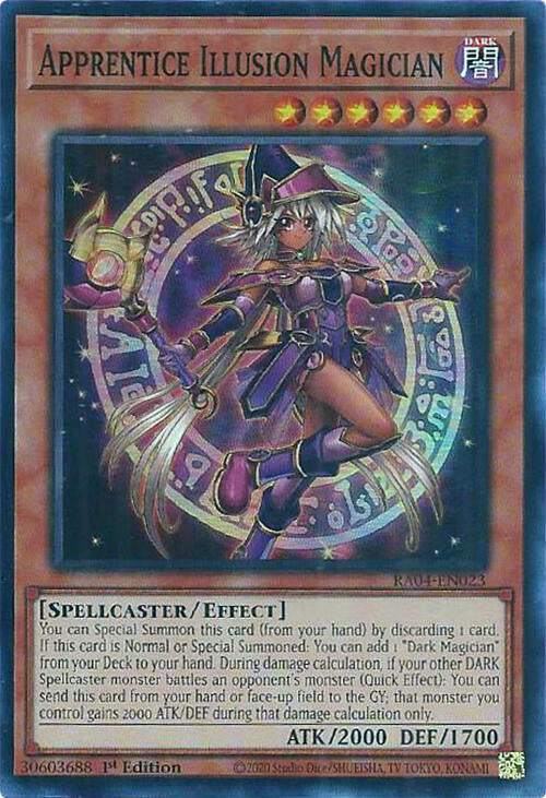 Apprentice Illusion Magician [RA04-EN023] Super Rare | The Time Vault CA