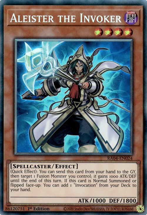 Aleister the Invoker (Alternate Art) [RA04-EN024] Prismatic Collector's Rare | The Time Vault CA