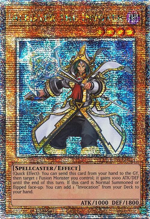 Aleister the Invoker (Alternate Art) [RA04-EN024] Quarter Century Secret Rare | The Time Vault CA