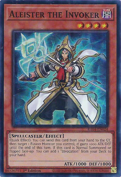 Aleister the Invoker (Alternate Art) [RA04-EN024] Super Rare | The Time Vault CA