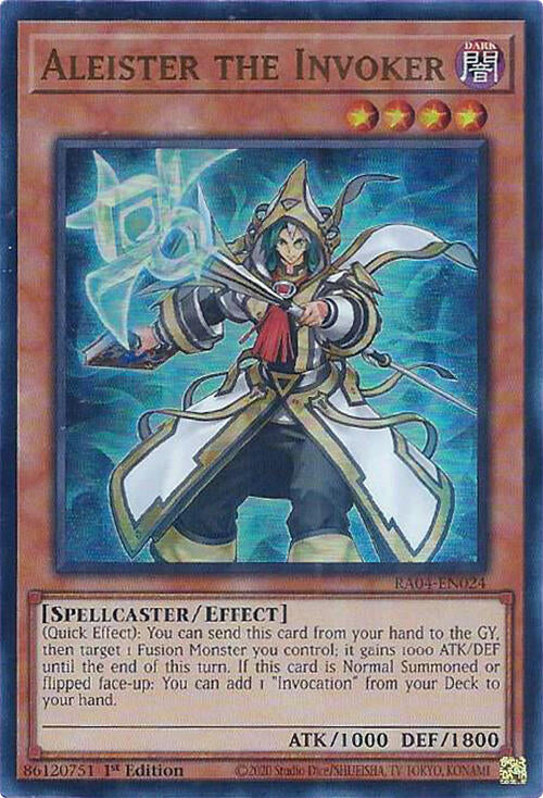 Aleister the Invoker (Alternate Art) [RA04-EN024] Ultra Rare | The Time Vault CA