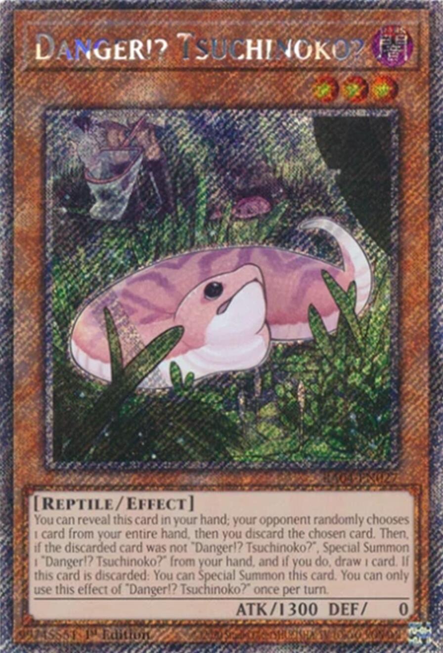 Danger!? Tsuchinoko? [RA04-EN027] Platinum Secret Rare | The Time Vault CA