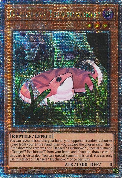Danger!? Tsuchinoko? [RA04-EN027] Quarter Century Secret Rare | The Time Vault CA