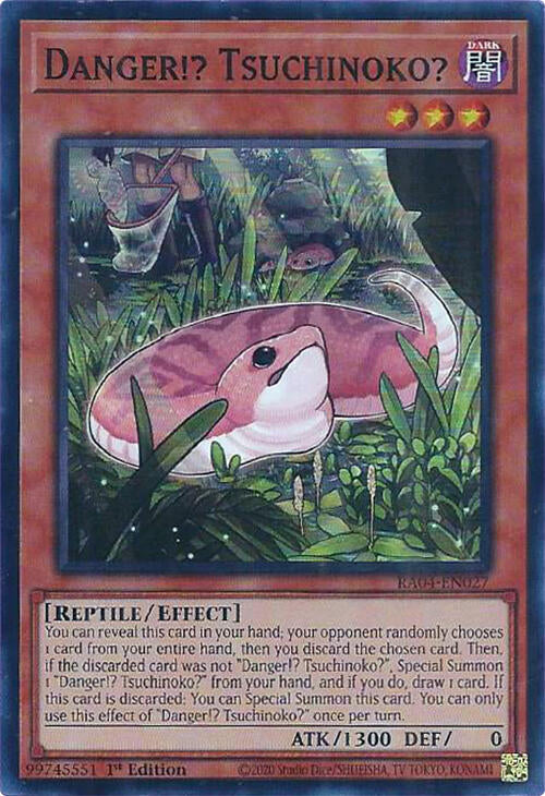 Danger!? Tsuchinoko? [RA04-EN027] Super Rare | The Time Vault CA