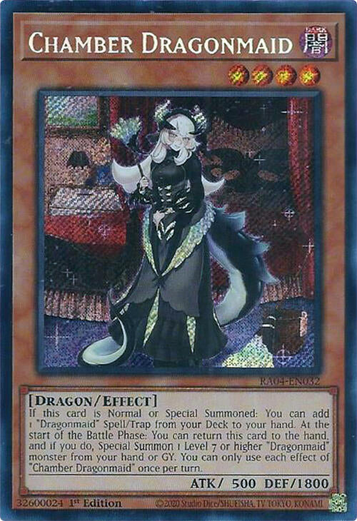 Chamber Dragonmaid [RA04-EN032] Secret Rare | The Time Vault CA