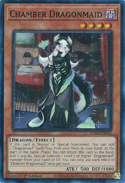 Chamber Dragonmaid [RA04-EN032] Super Rare | The Time Vault CA
