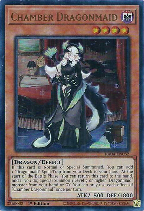 Chamber Dragonmaid [RA04-EN032] Ultra Rare | The Time Vault CA