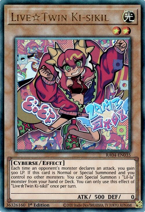 LiveTwin Ki-sikil [RA04-EN035] Prismatic Ultimate Rare | The Time Vault CA