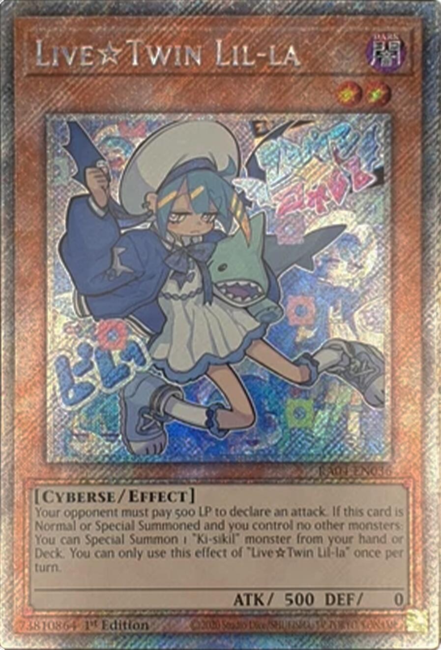 LiveTwin Lil-la [RA04-EN036] Platinum Secret Rare | The Time Vault CA