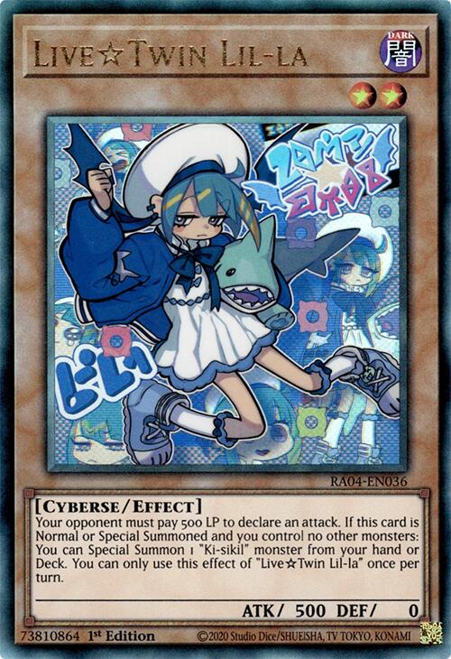 LiveTwin Lil-la [RA04-EN036] Prismatic Ultimate Rare | The Time Vault CA
