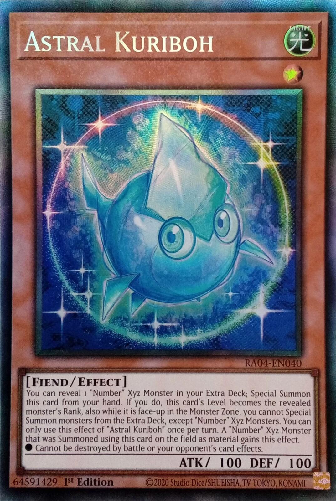 Astral Kuriboh [RA04-EN040] Prismatic Collector's Rare | The Time Vault CA