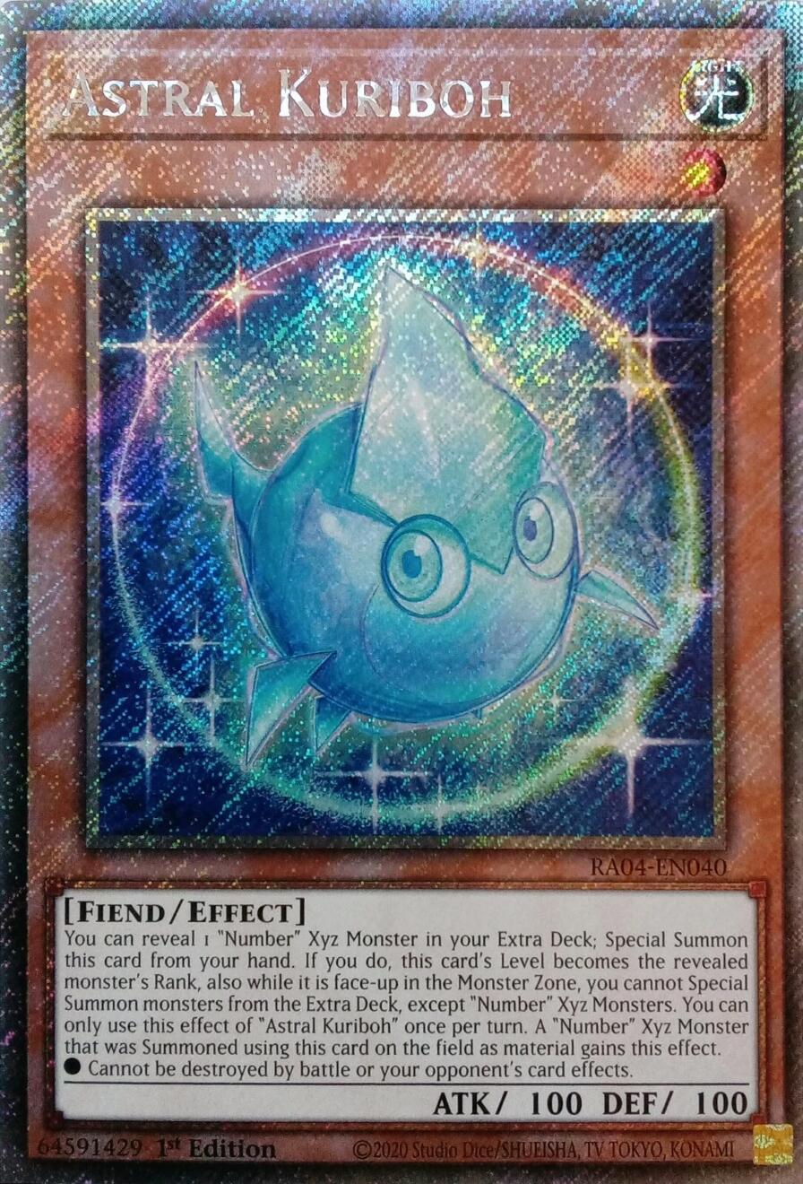 Astral Kuriboh [RA04-EN040] Platinum Secret Rare | The Time Vault CA