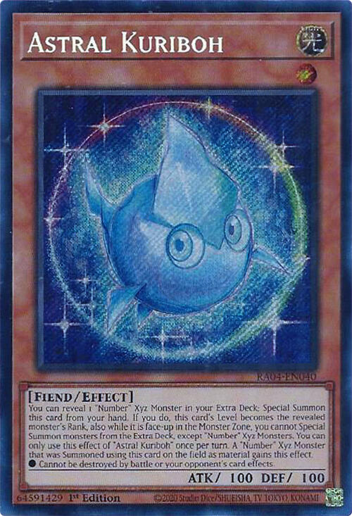 Astral Kuriboh [RA04-EN040] Secret Rare | The Time Vault CA