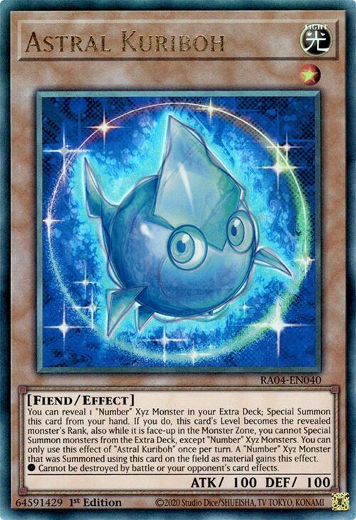 Astral Kuriboh [RA04-EN040] Prismatic Ultimate Rare | The Time Vault CA
