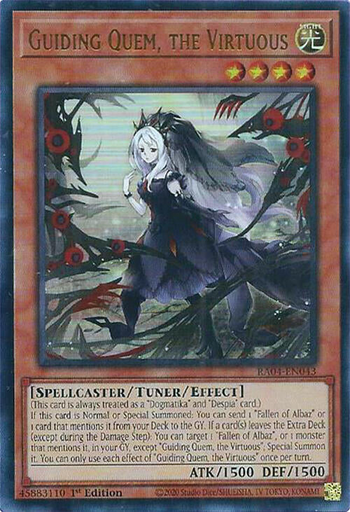 Guiding Quem, the Virtuous [RA04-EN043] Ultra Rare | The Time Vault CA