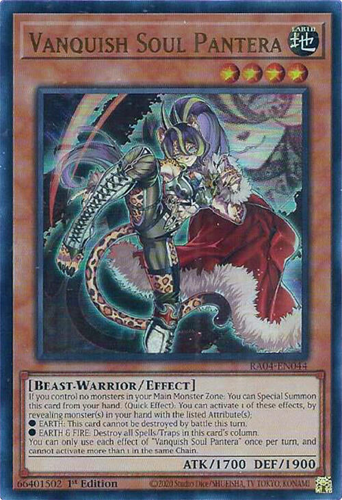 Vanquish Soul Pantera [RA04-EN044] Ultra Rare | The Time Vault CA