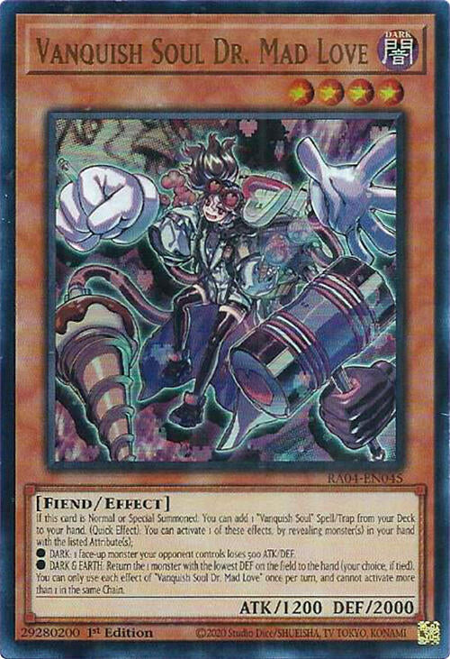 Vanquish Soul Dr. Mad Love [RA04-EN045] Ultra Rare | The Time Vault CA