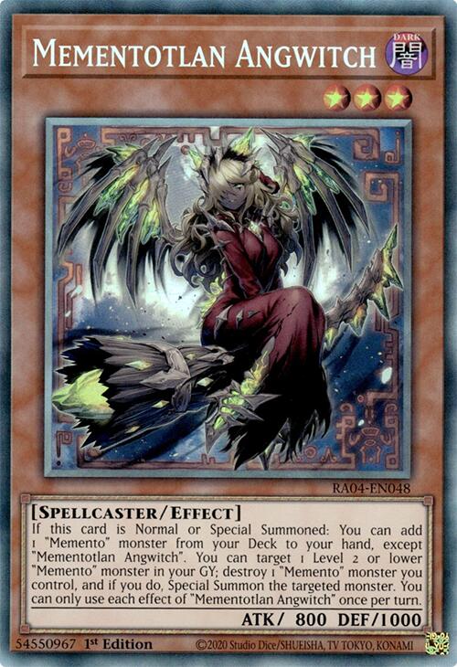 Mementotlan Angwitch [RA04-EN048] Prismatic Collector's Rare | The Time Vault CA