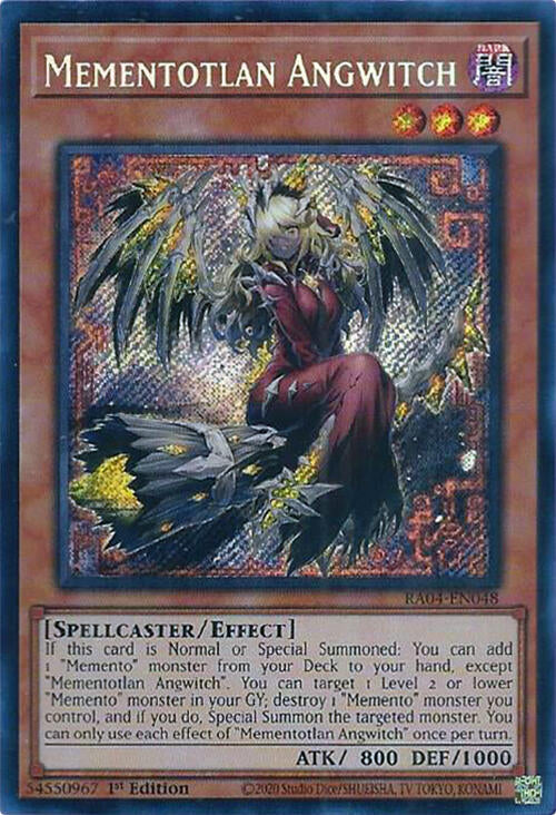 Mementotlan Angwitch [RA04-EN048] Secret Rare | The Time Vault CA