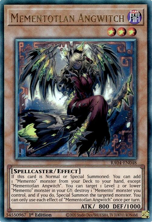 Mementotlan Angwitch [RA04-EN048] Prismatic Ultimate Rare | The Time Vault CA