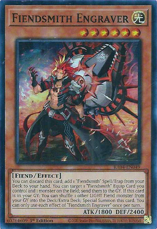 Fiendsmith Engraver [RA04-EN049] Super Rare | The Time Vault CA