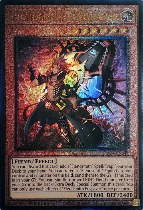 Fiendsmith Engraver [RA04-EN049] Prismatic Ultimate Rare | The Time Vault CA
