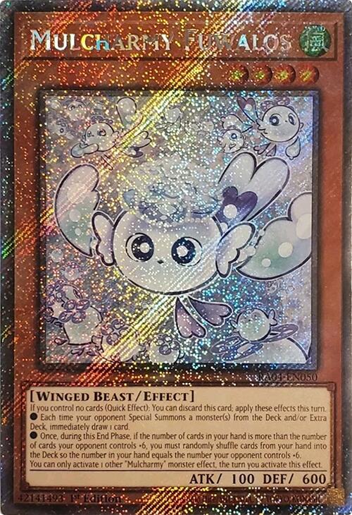 Mulcharmy Fuwalos [RA04-EN050] Platinum Secret Rare | The Time Vault CA