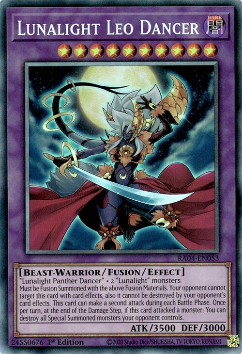 Lunalight Leo Dancer [RA04-EN053] Prismatic Collector's Rare | The Time Vault CA