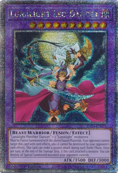Lunalight Leo Dancer [RA04-EN053] Quarter Century Secret Rare | The Time Vault CA