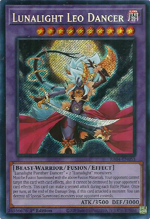 Lunalight Leo Dancer [RA04-EN053] Secret Rare | The Time Vault CA