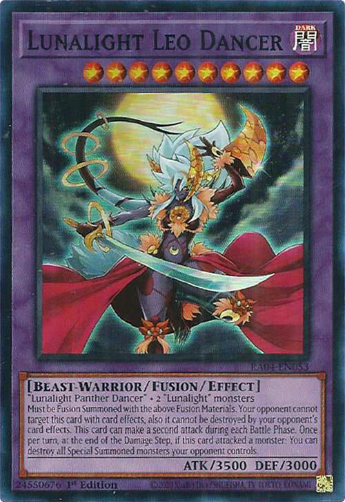 Lunalight Leo Dancer [RA04-EN053] Super Rare | The Time Vault CA