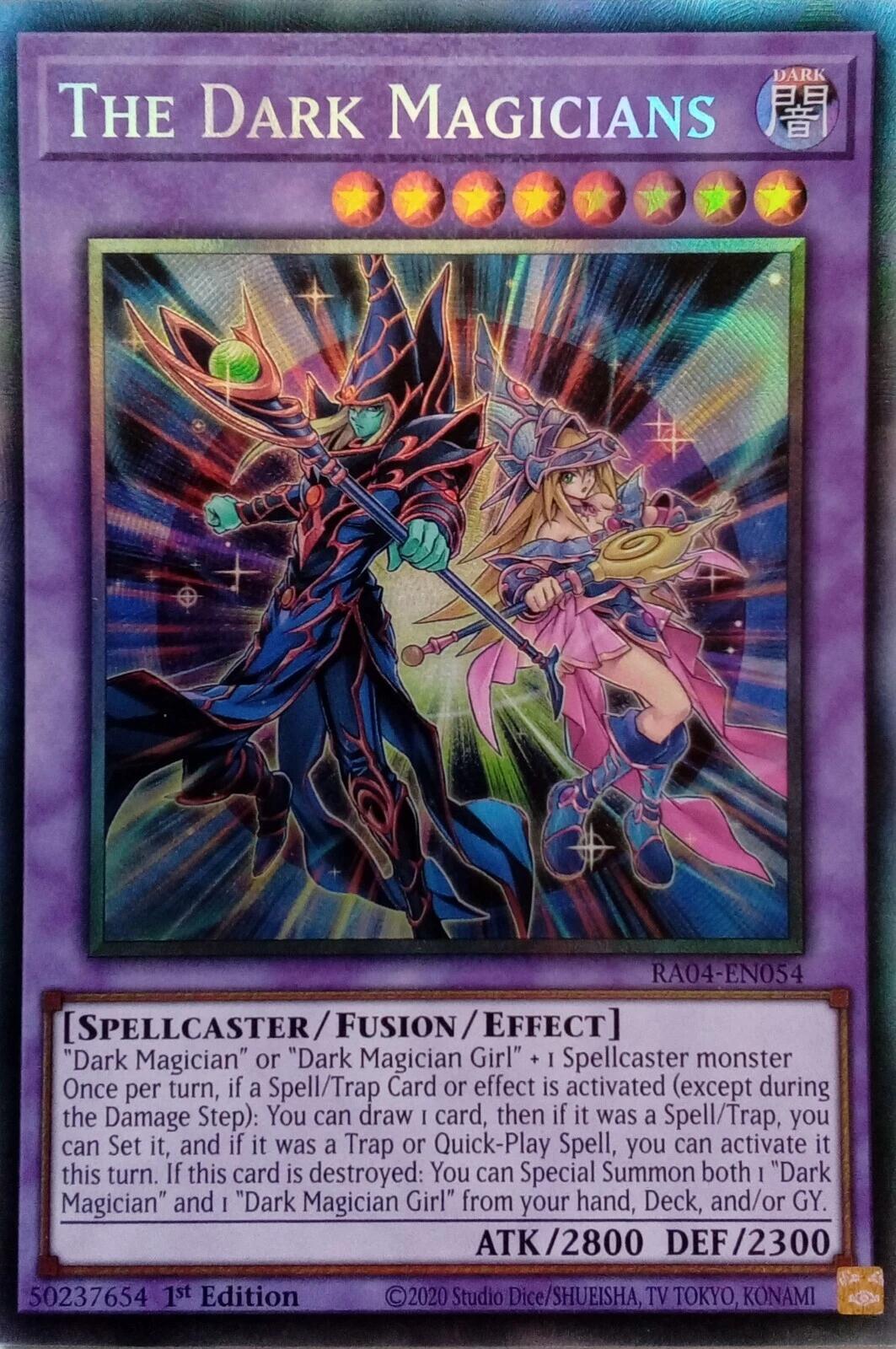 The Dark Magicians [RA04-EN054] Prismatic Collector's Rare | The Time Vault CA