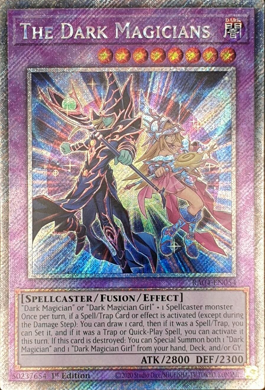 The Dark Magicians [RA04-EN054] Platinum Secret Rare | The Time Vault CA