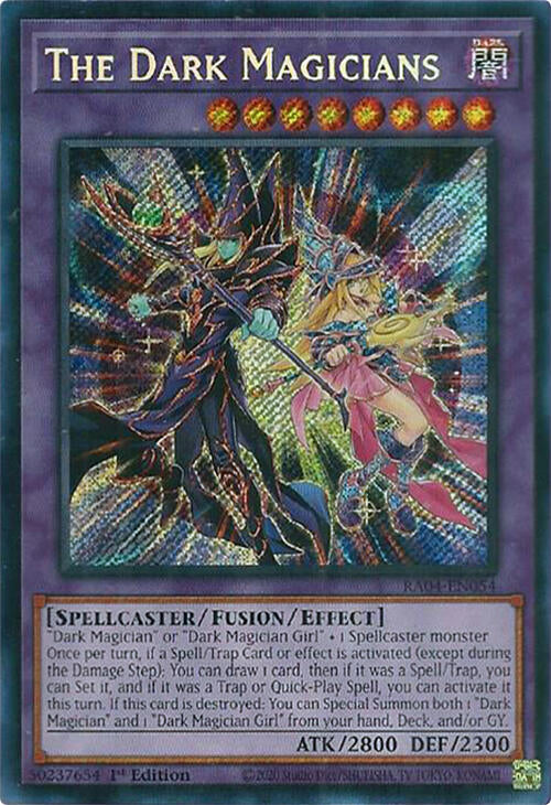 The Dark Magicians [RA04-EN054] Secret Rare | The Time Vault CA