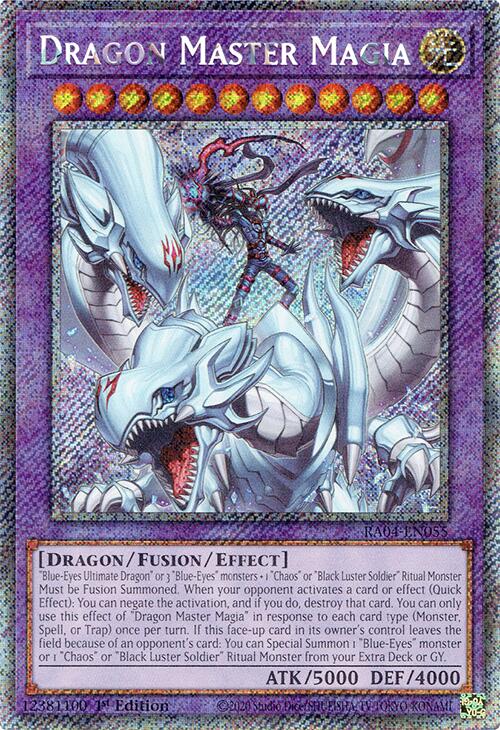 Dragon Master Magia [RA04-EN055] Platinum Secret Rare | The Time Vault CA