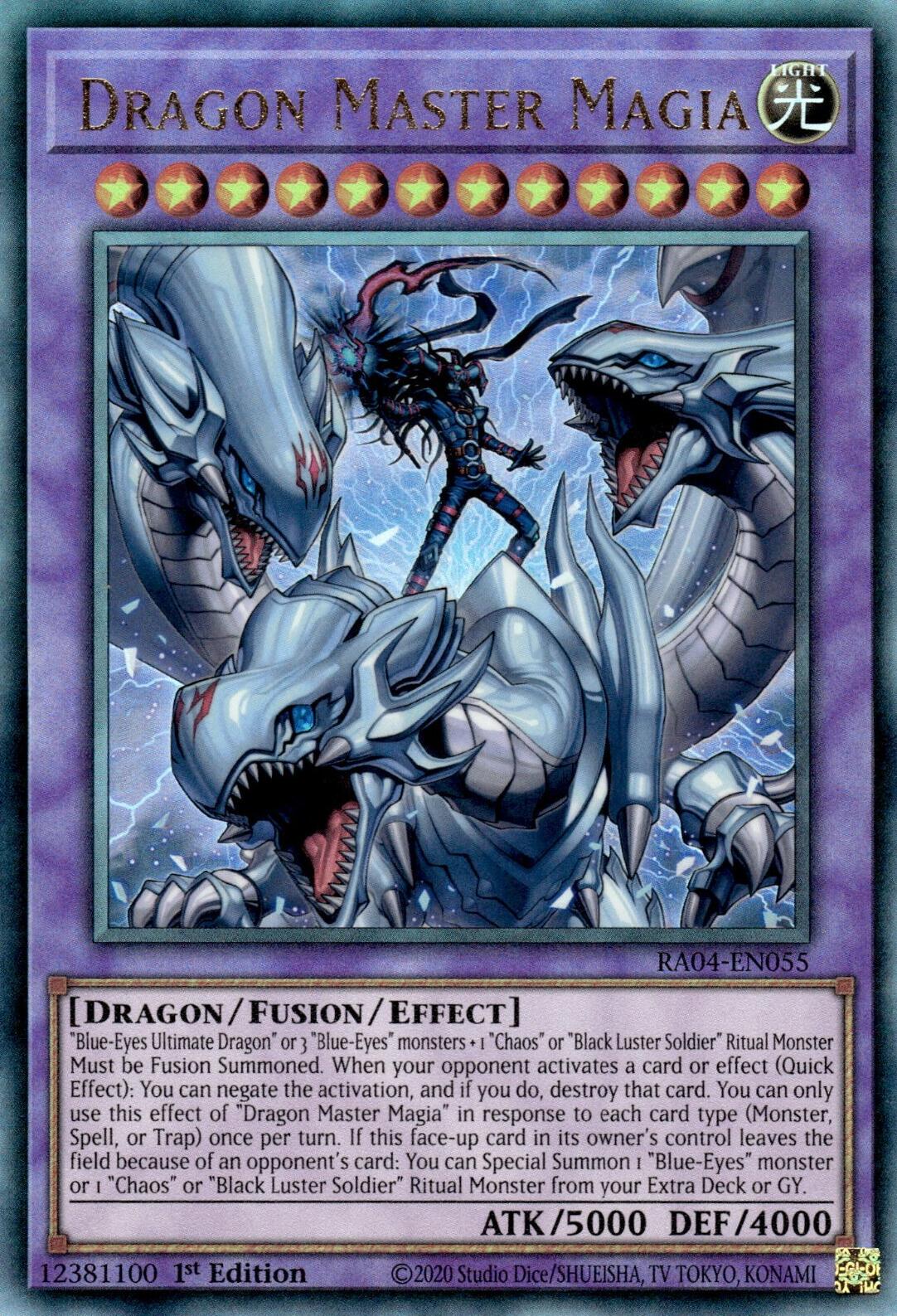 Dragon Master Magia [RA04-EN055] Prismatic Ultimate Rare | The Time Vault CA