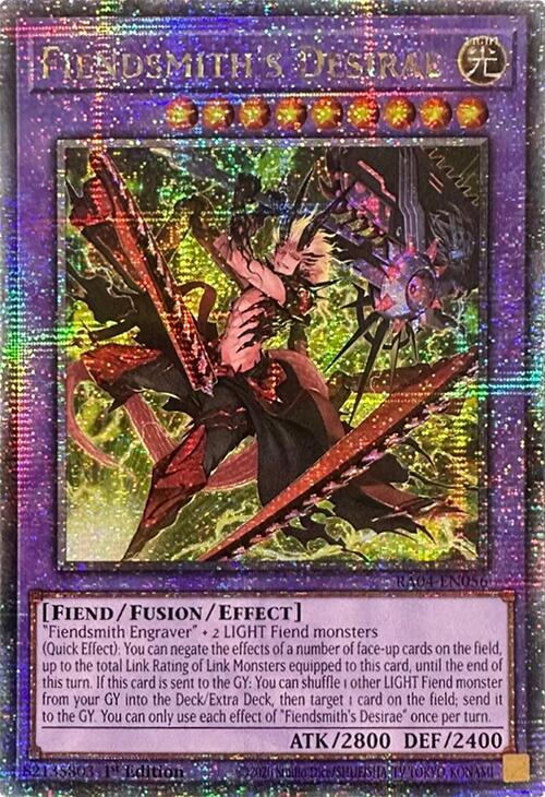 Fiendsmith's Desirae [RA04-EN056] Quarter Century Secret Rare | The Time Vault CA