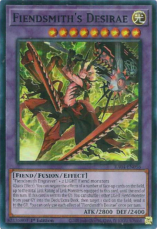 Fiendsmith's Desirae [RA04-EN056] Super Rare | The Time Vault CA
