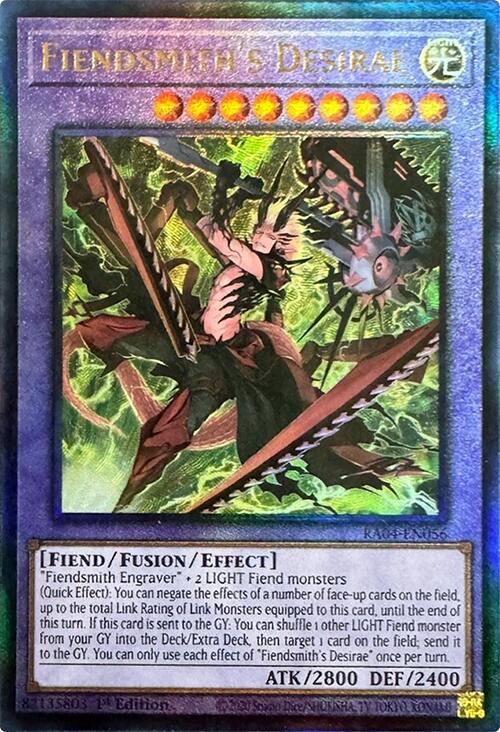 Fiendsmith's Desirae [RA04-EN056] Prismatic Ultimate Rare | The Time Vault CA