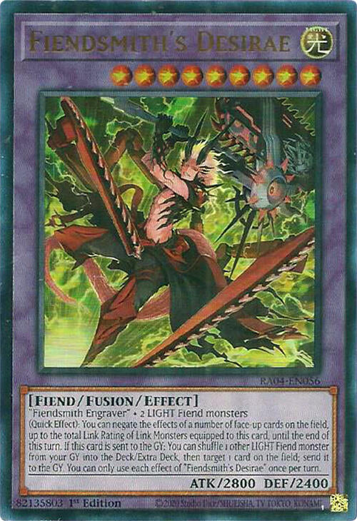Fiendsmith's Desirae [RA04-EN056] Ultra Rare | The Time Vault CA
