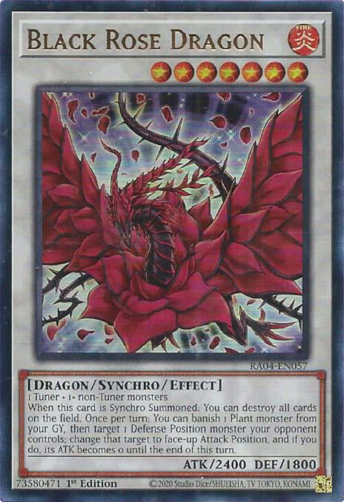 Black Rose Dragon [RA04-EN057] Ultra Rare | The Time Vault CA