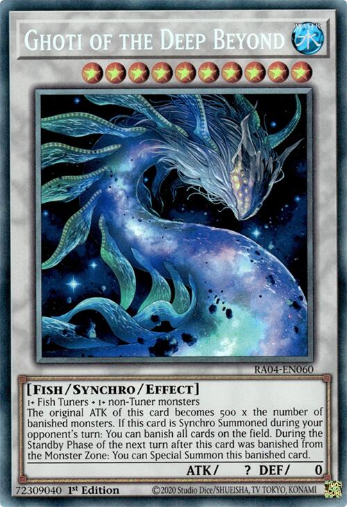 Ghoti of the Deep Beyond [RA04-EN060] Prismatic Collector's Rare | The Time Vault CA