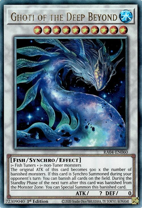 Ghoti of the Deep Beyond [RA04-EN060] Prismatic Ultimate Rare | The Time Vault CA