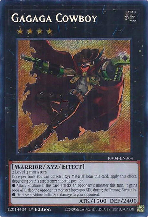 Gagaga Cowboy [RA04-EN064] Secret Rare | The Time Vault CA