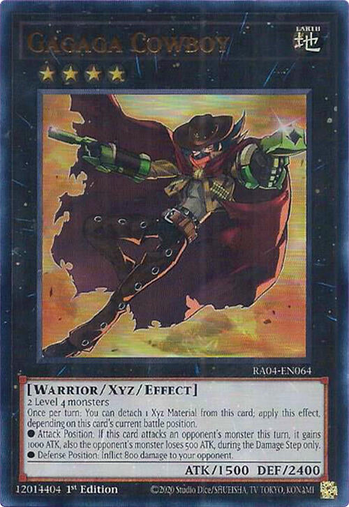 Gagaga Cowboy [RA04-EN064] Ultra Rare | The Time Vault CA