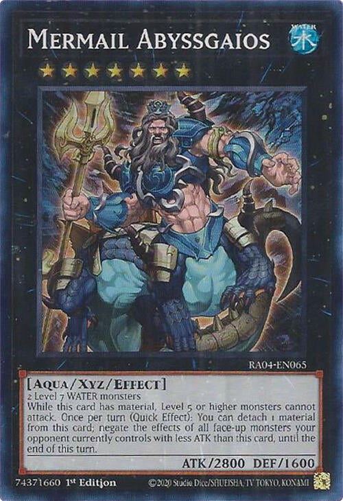 Mermail Abyssgaios [RA04-EN065] Super Rare | The Time Vault CA